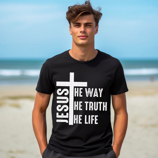 Jesus The Way The Truth The Life / White - TRANSFERS (SDD)