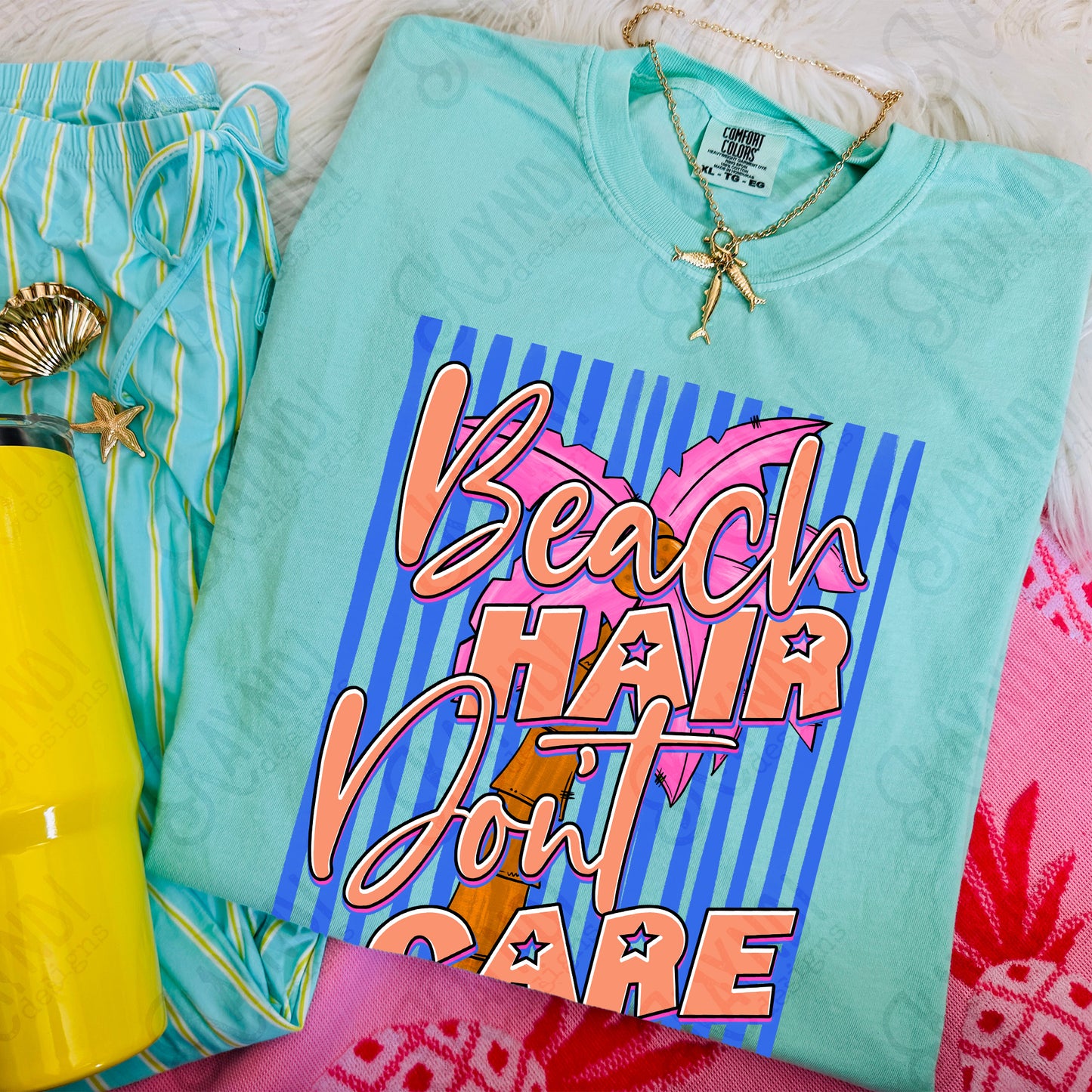 Beach Hair Don't Care  -  Transfers (Kayndi)