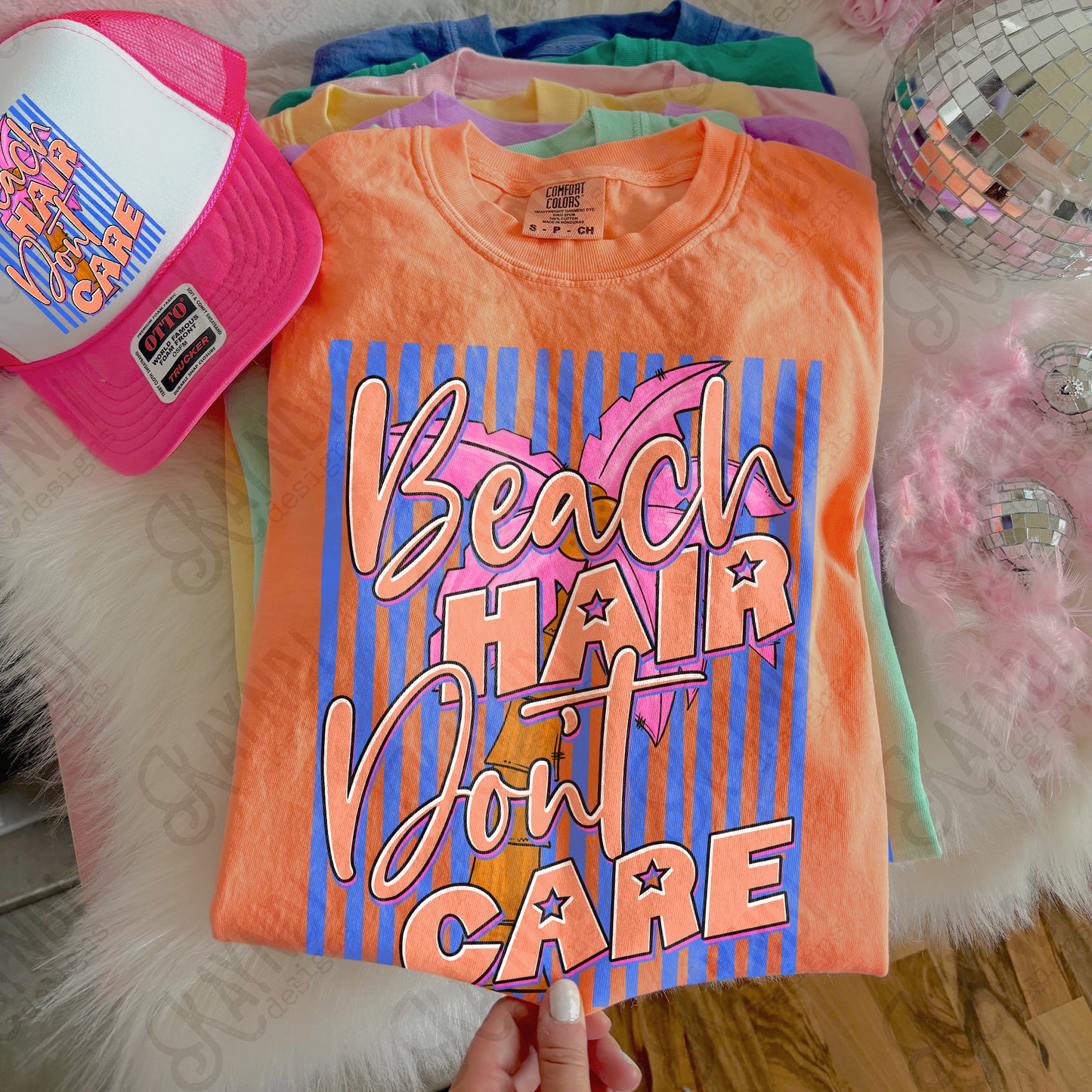 Beach Hair Don't Care  -  Transfers (Kayndi)