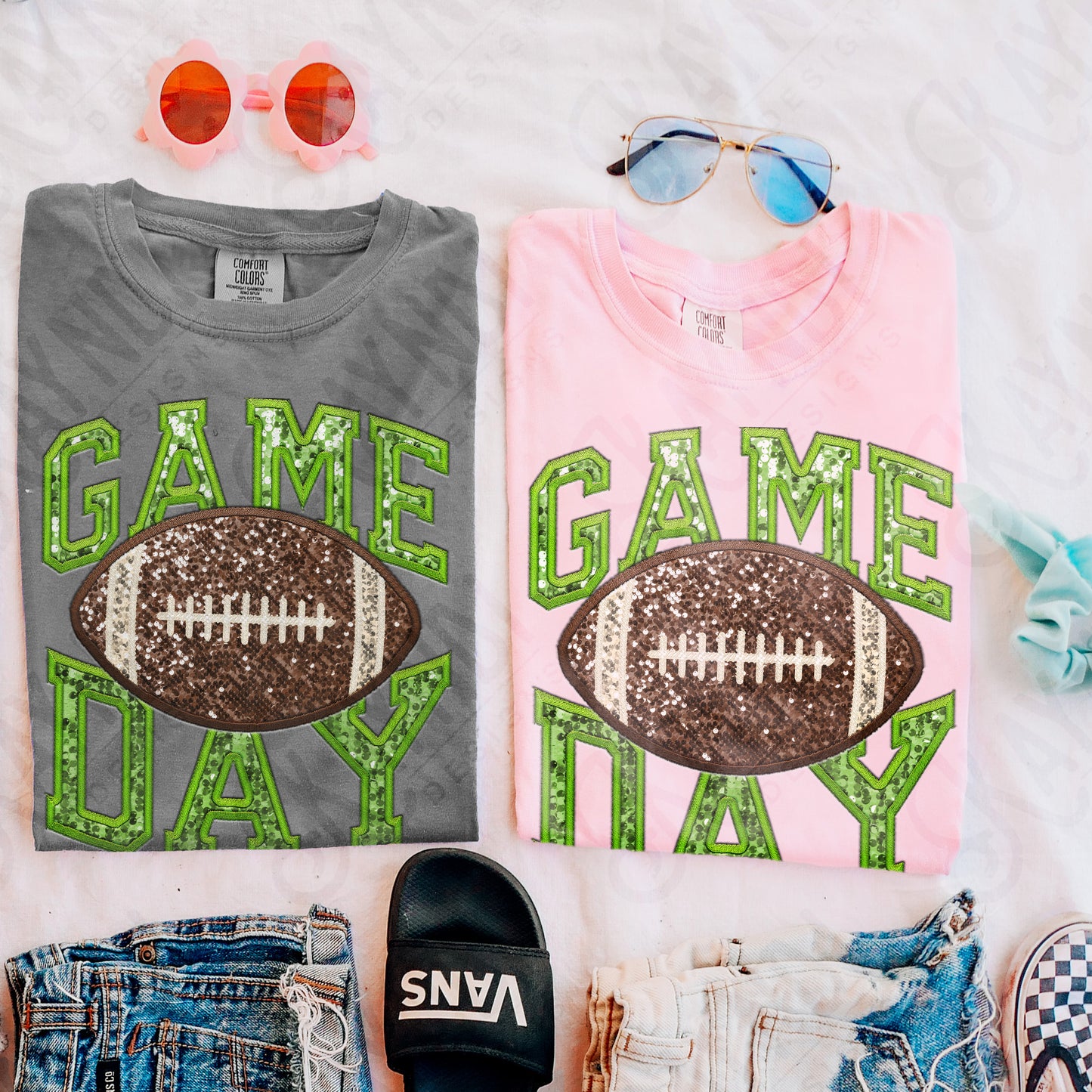 Game Day Bright Green -  Transfers (Kayndi)