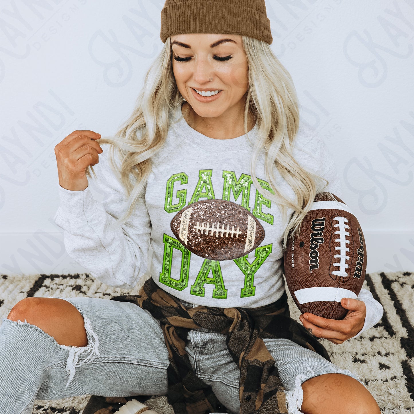 Game Day Bright Green -  Transfers (Kayndi)