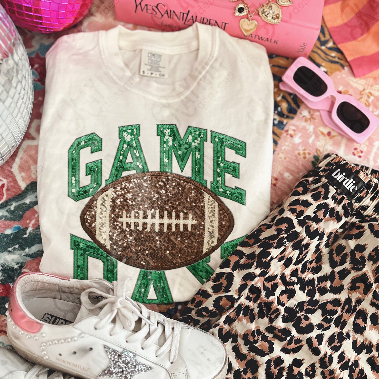 Game Day Dark Green -  Transfers (Kayndi)