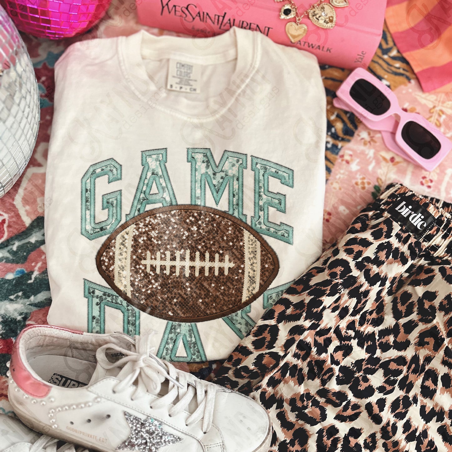 Game Day Light Teal -  Transfers (Kayndi)
