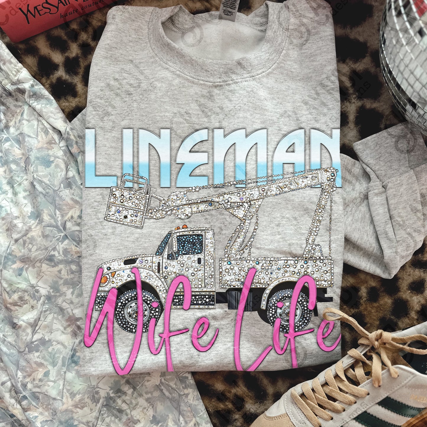 Line Man Wife Life -  Transfers (Kayndi)