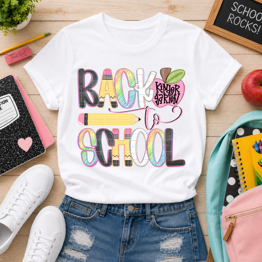 Back To School Kindergarten  -  TRANSFER (SDD)