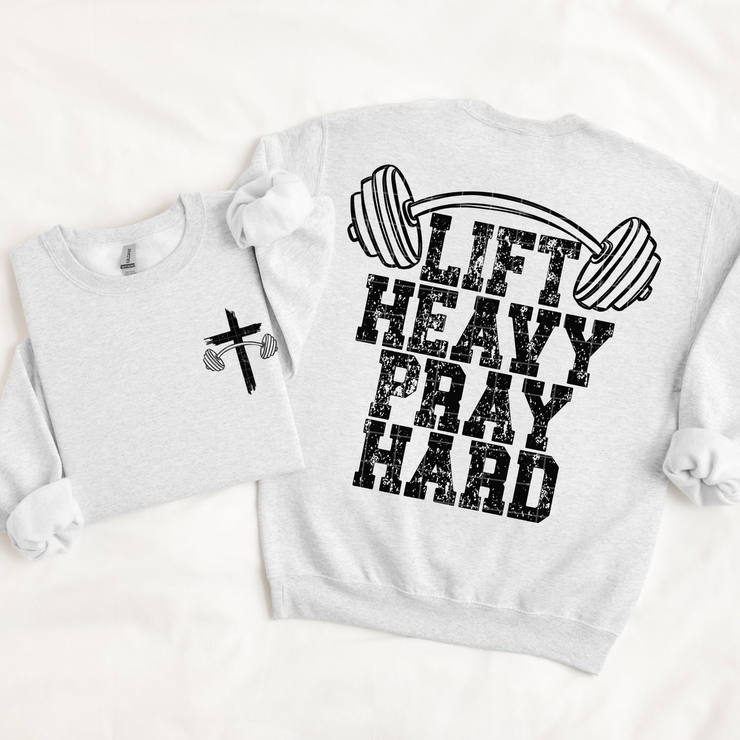 Lift Heavy Pray Hard / Black - Transfer (SDD)