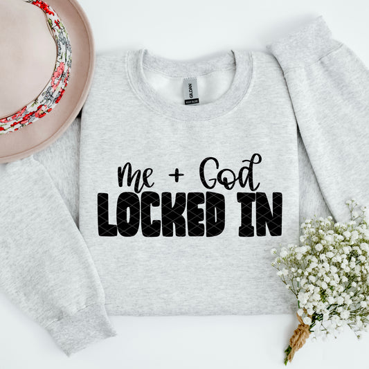 Me & God Locked In / Black -  TRANSFER (SDD)