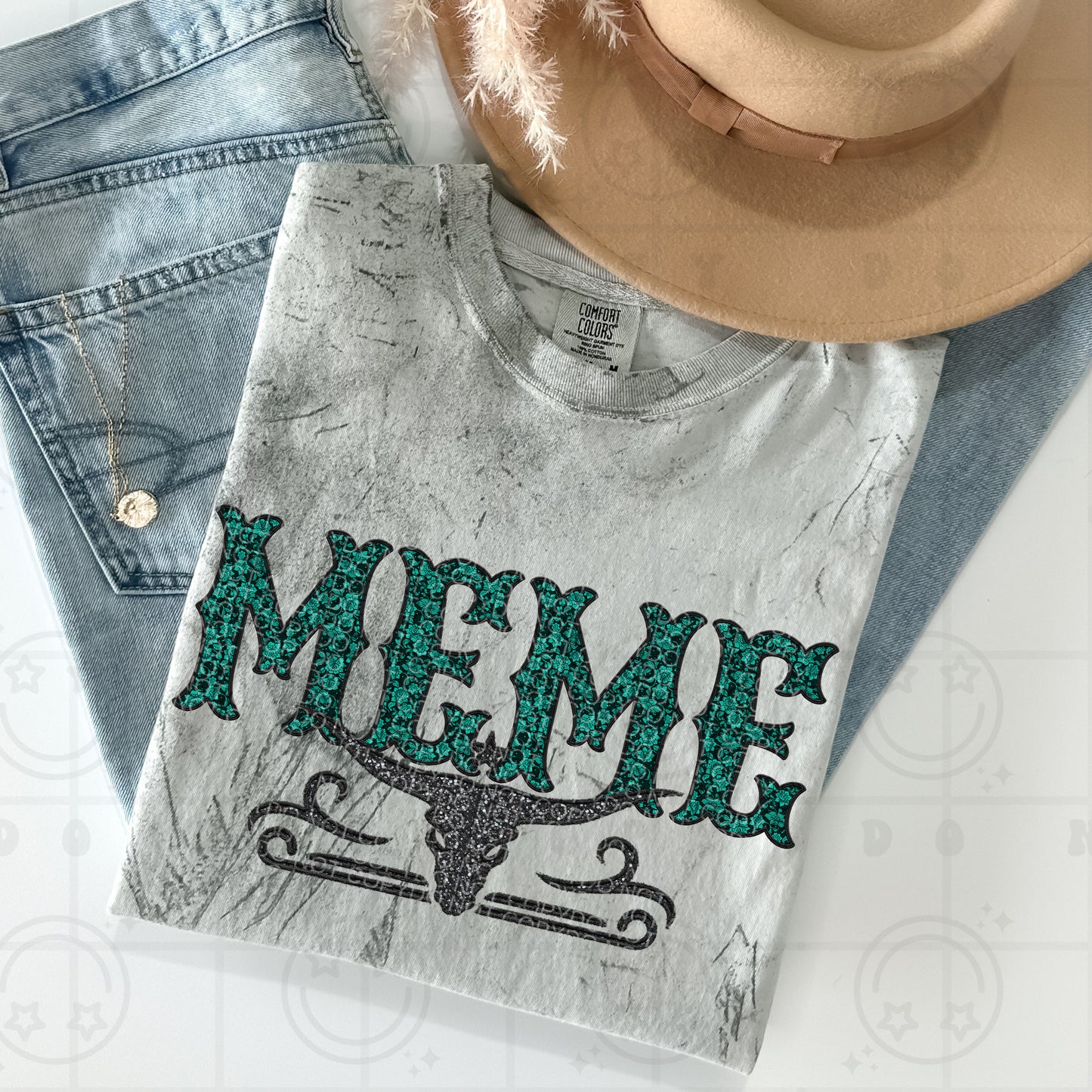 Teal Lace Meme - TRANSFERS (HW)