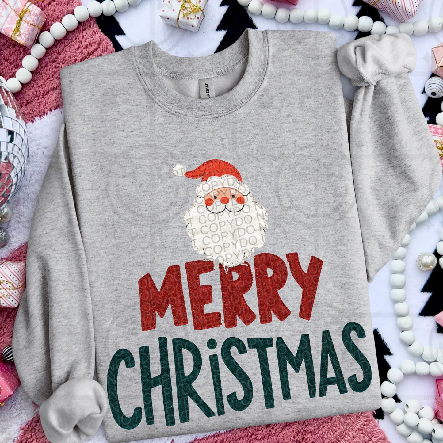Merry Christmas Santa / White - Transfers (HW)