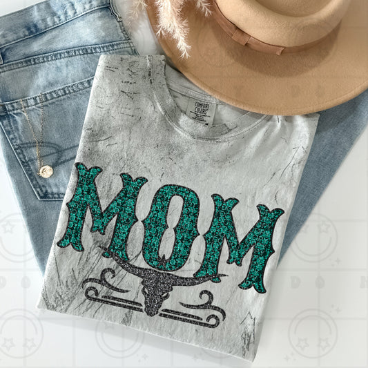 Teal Lace Mom - TRANSFERS (HW)