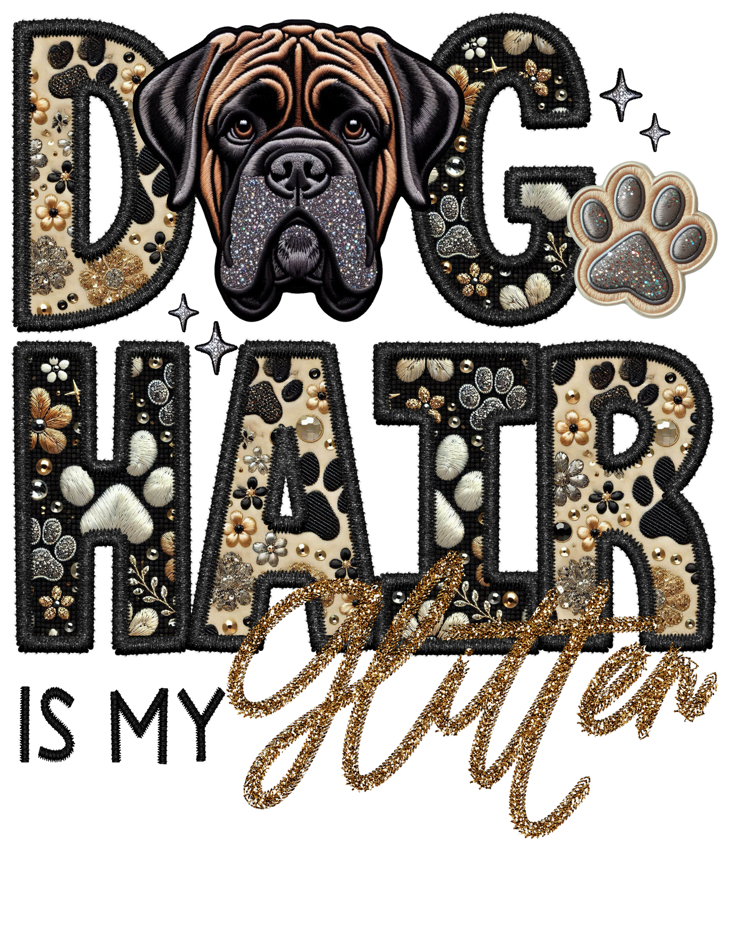 Dog Hair is My Glitter - Transfer (TGG)