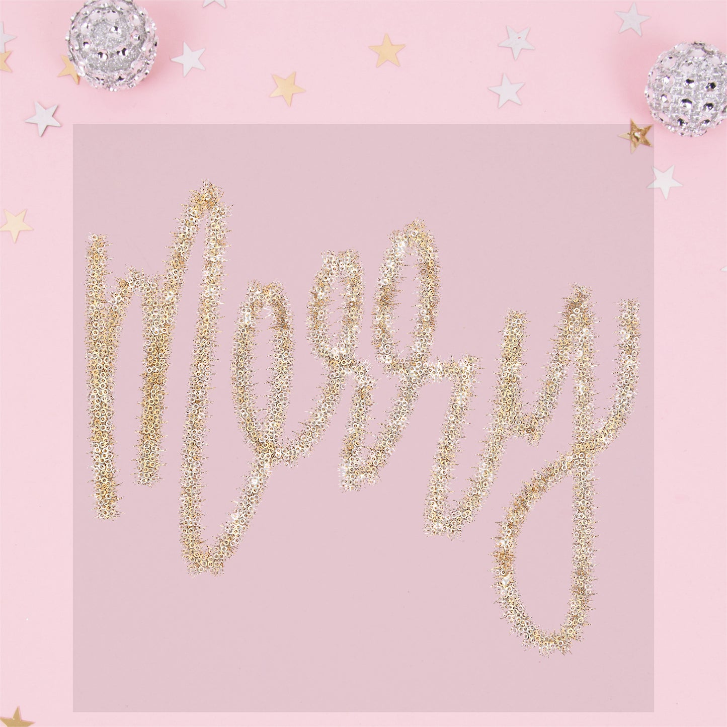 Merry Faux Tinsel Gold - TRANSFER (TGG)