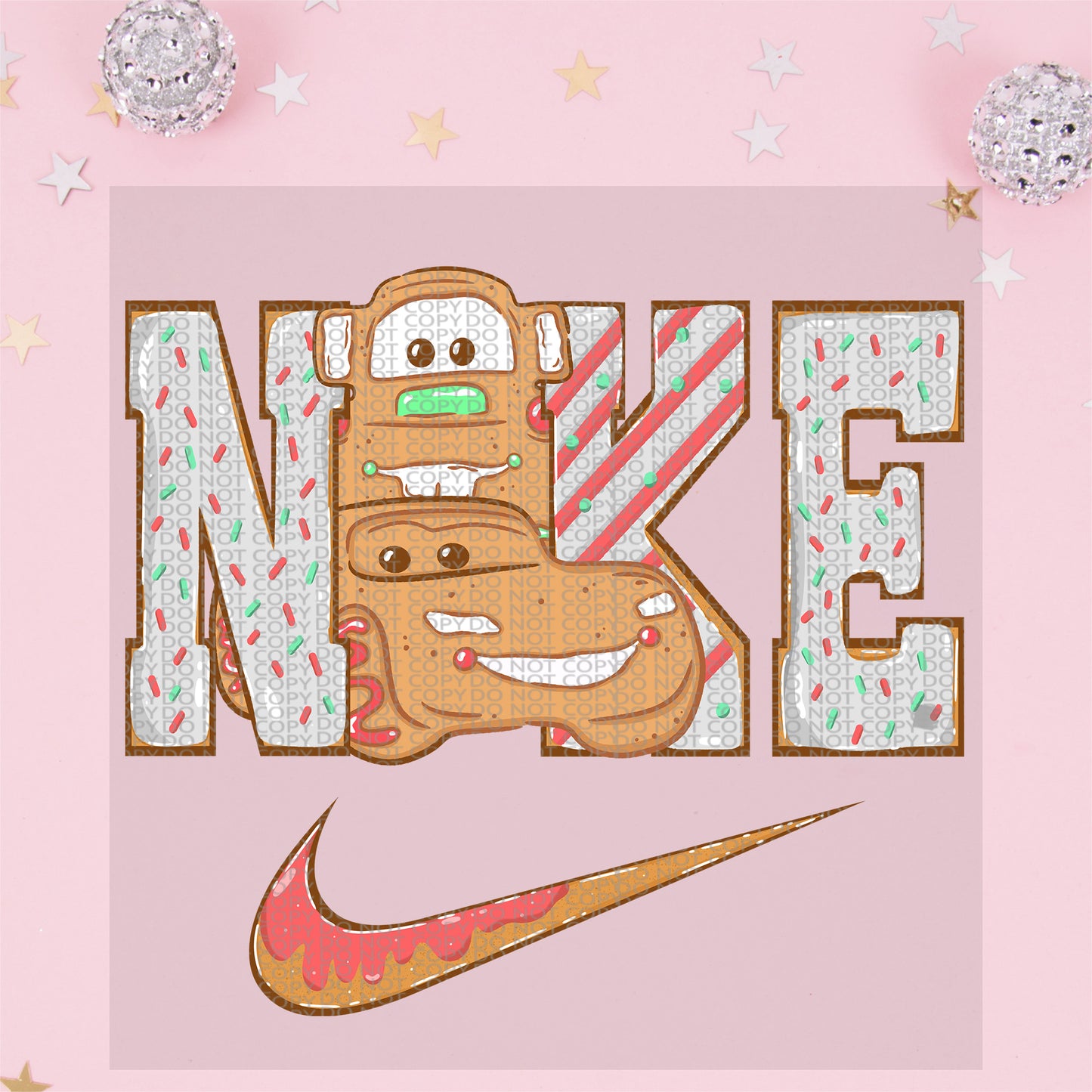 Nike Cars Gingerbread - TRANSFER (TGG)