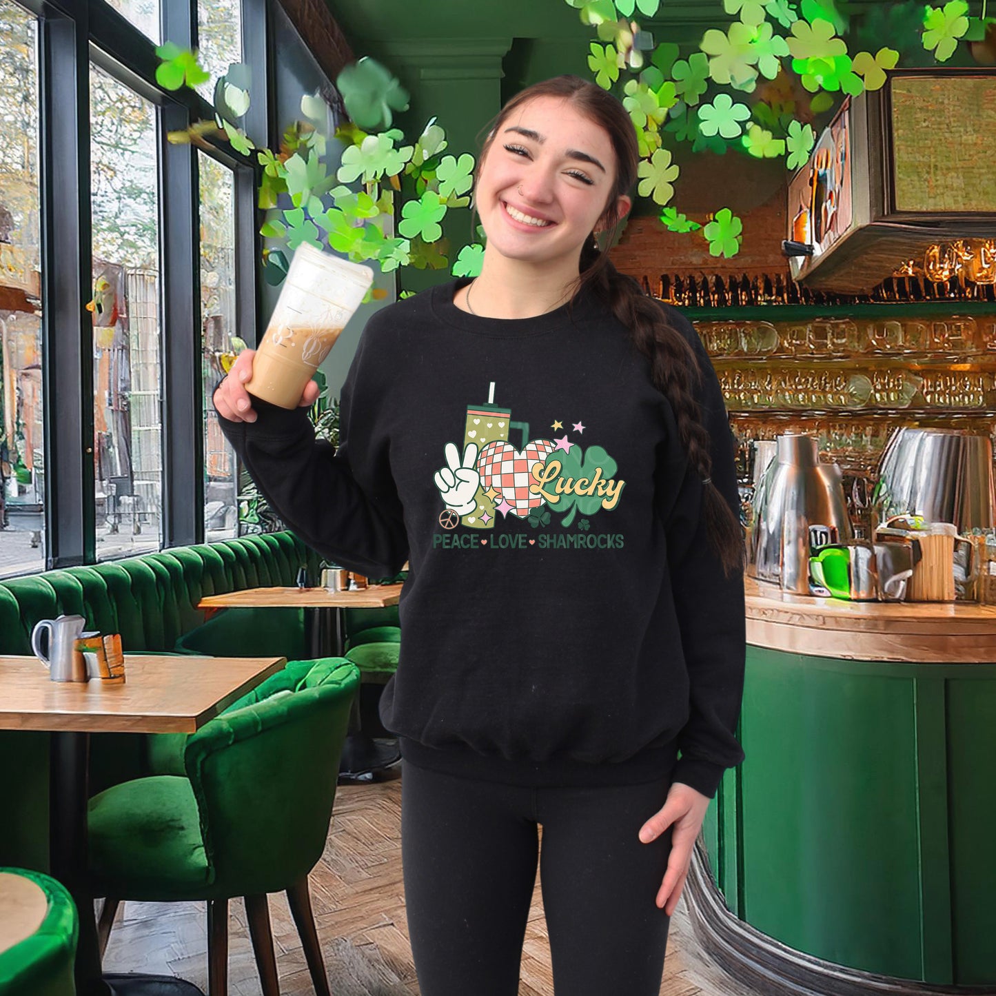 Peace Love Shamrocks - TRANSFERS (CF)