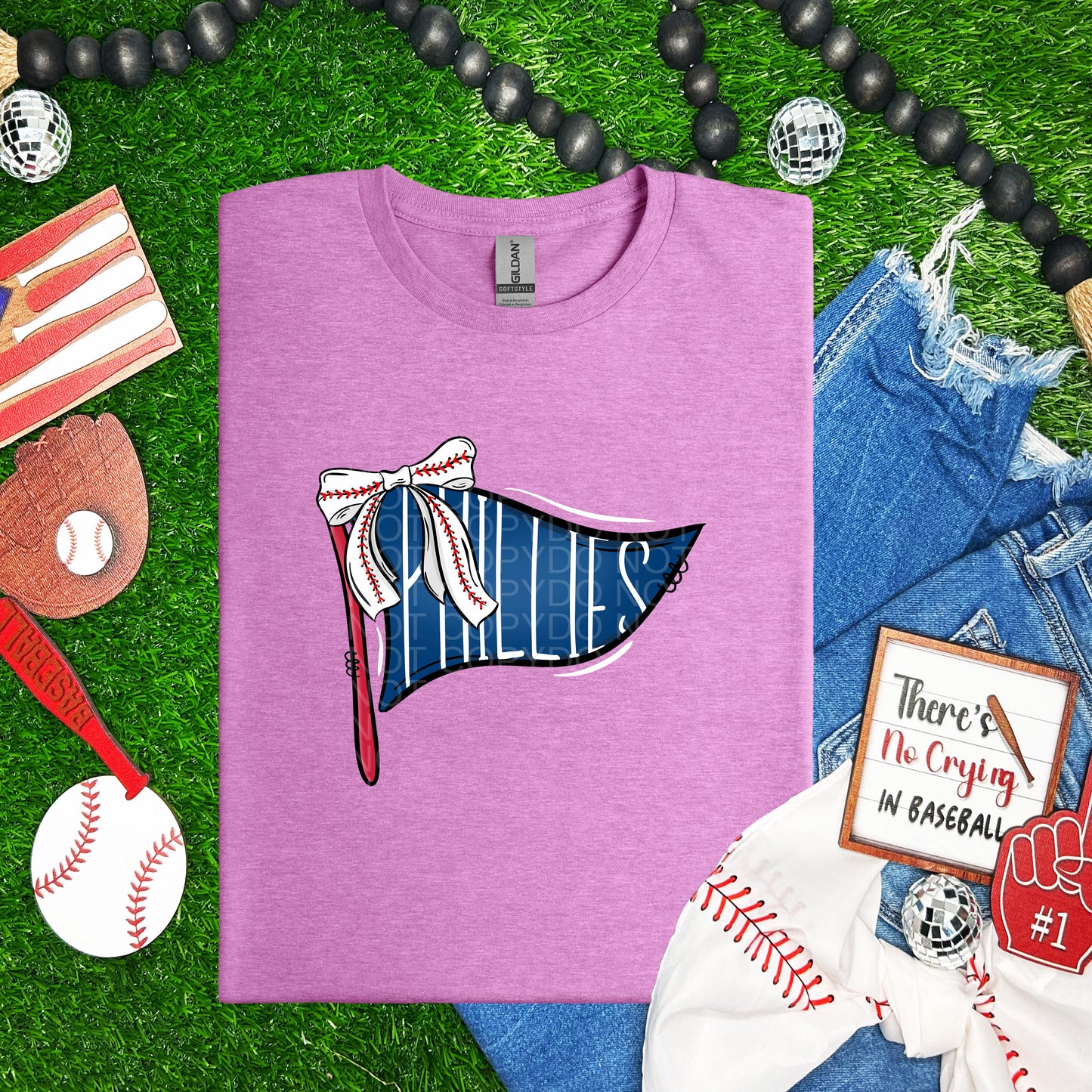 Baseball Pennant TEAMS - Transfer (TGG)