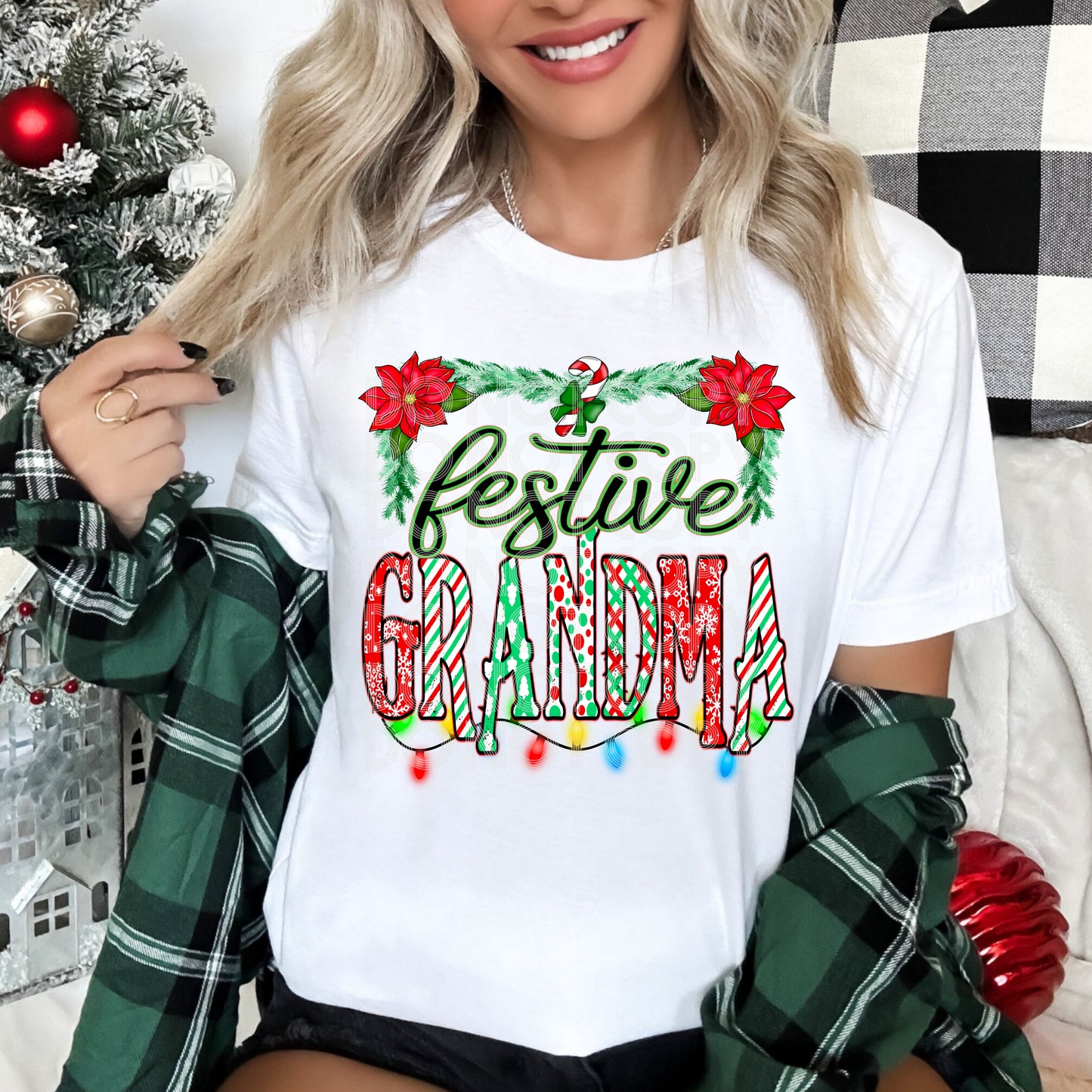 Festive Grandma - Transfer (DDVA)