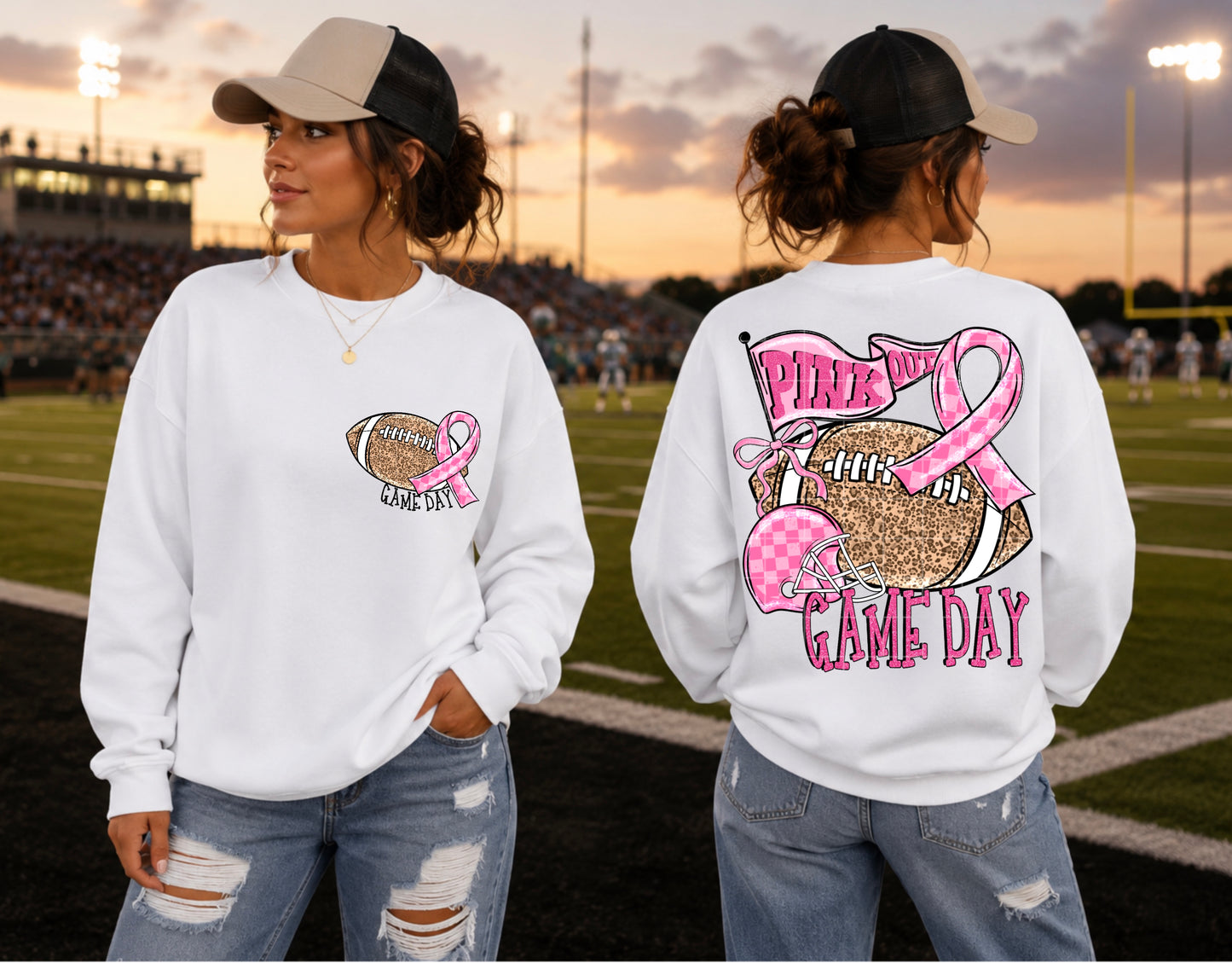 Pink Out Game Day - Transfer (SDD)
