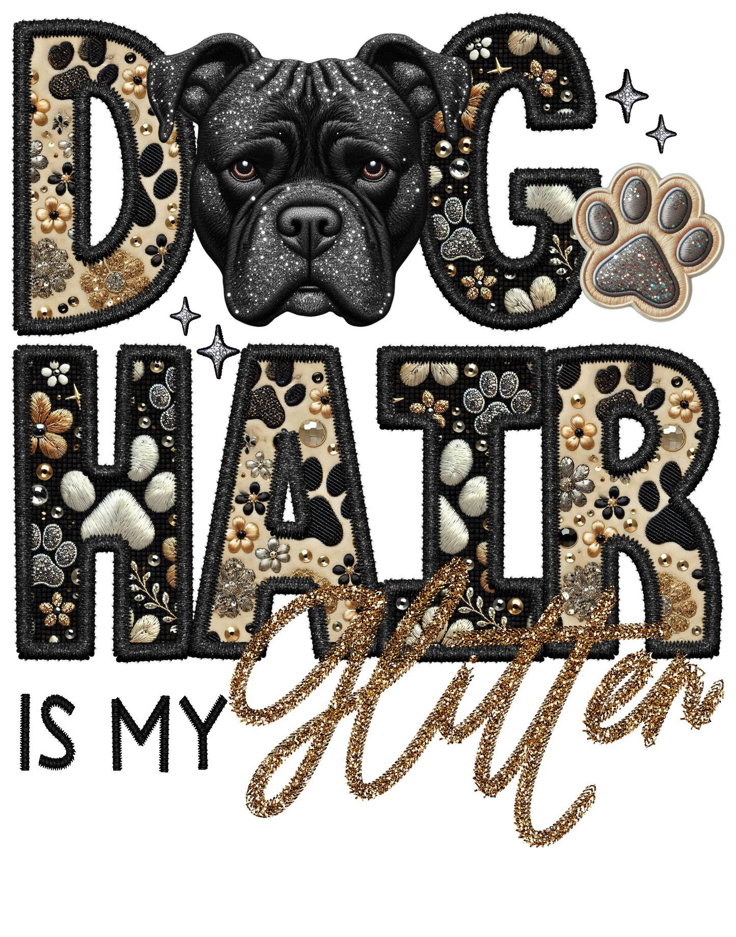 Dog Hair is My Glitter - Transfer (TGG)