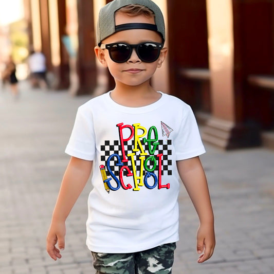 Preschool Checkered -   TRANSFER (SDD)