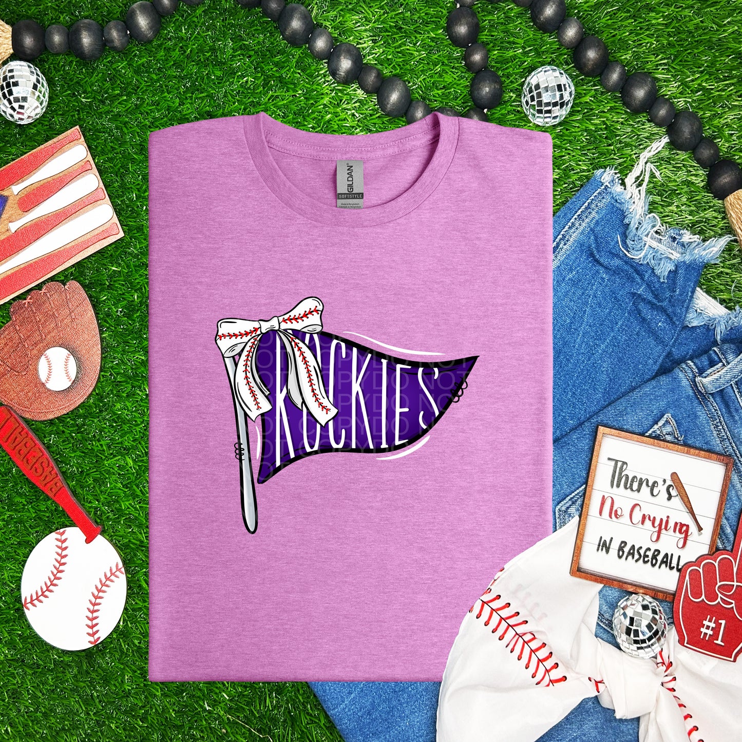 Baseball Pennant TEAMS - Transfer (TGG)