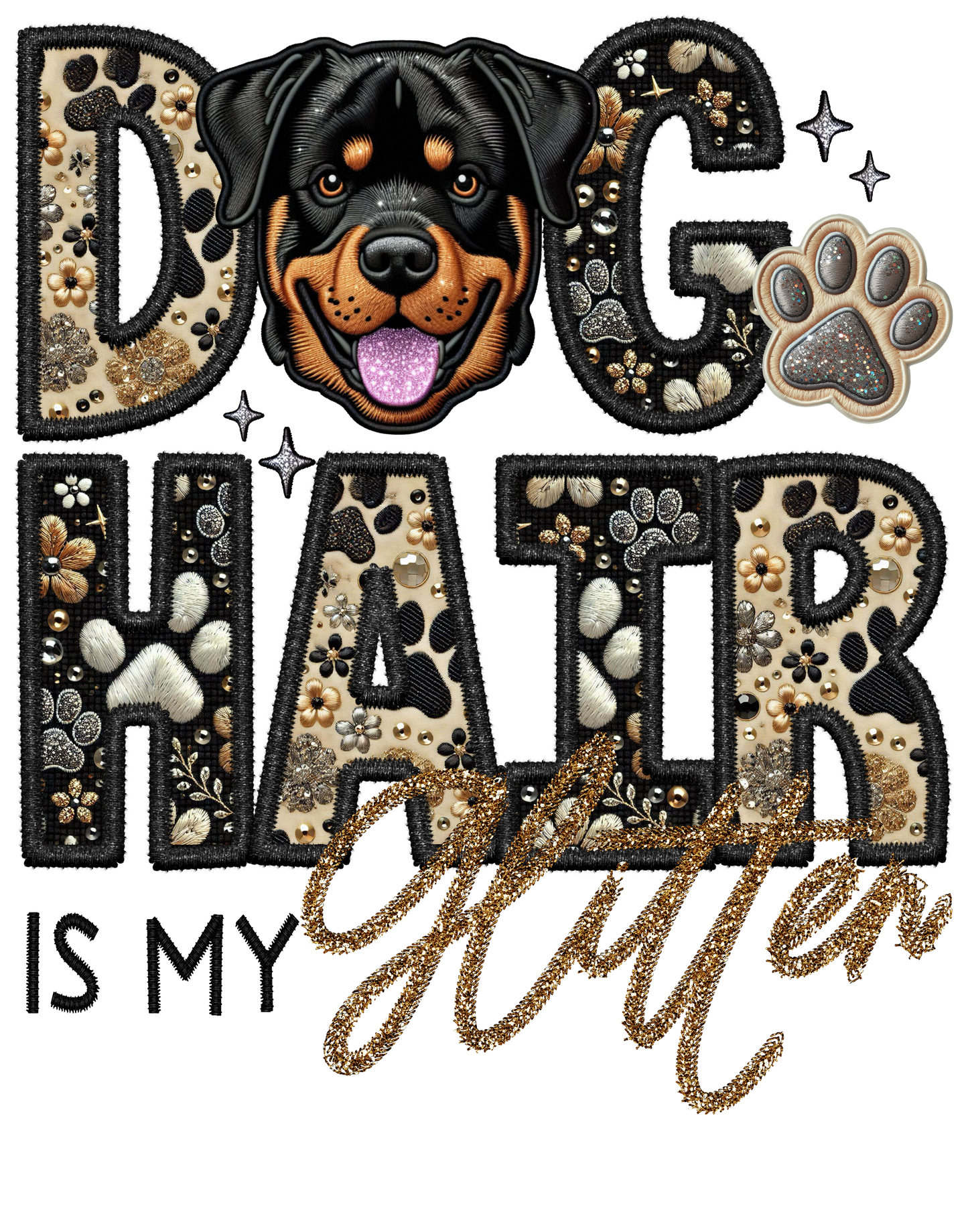 Dog Hair is My Glitter - Transfer (TGG)