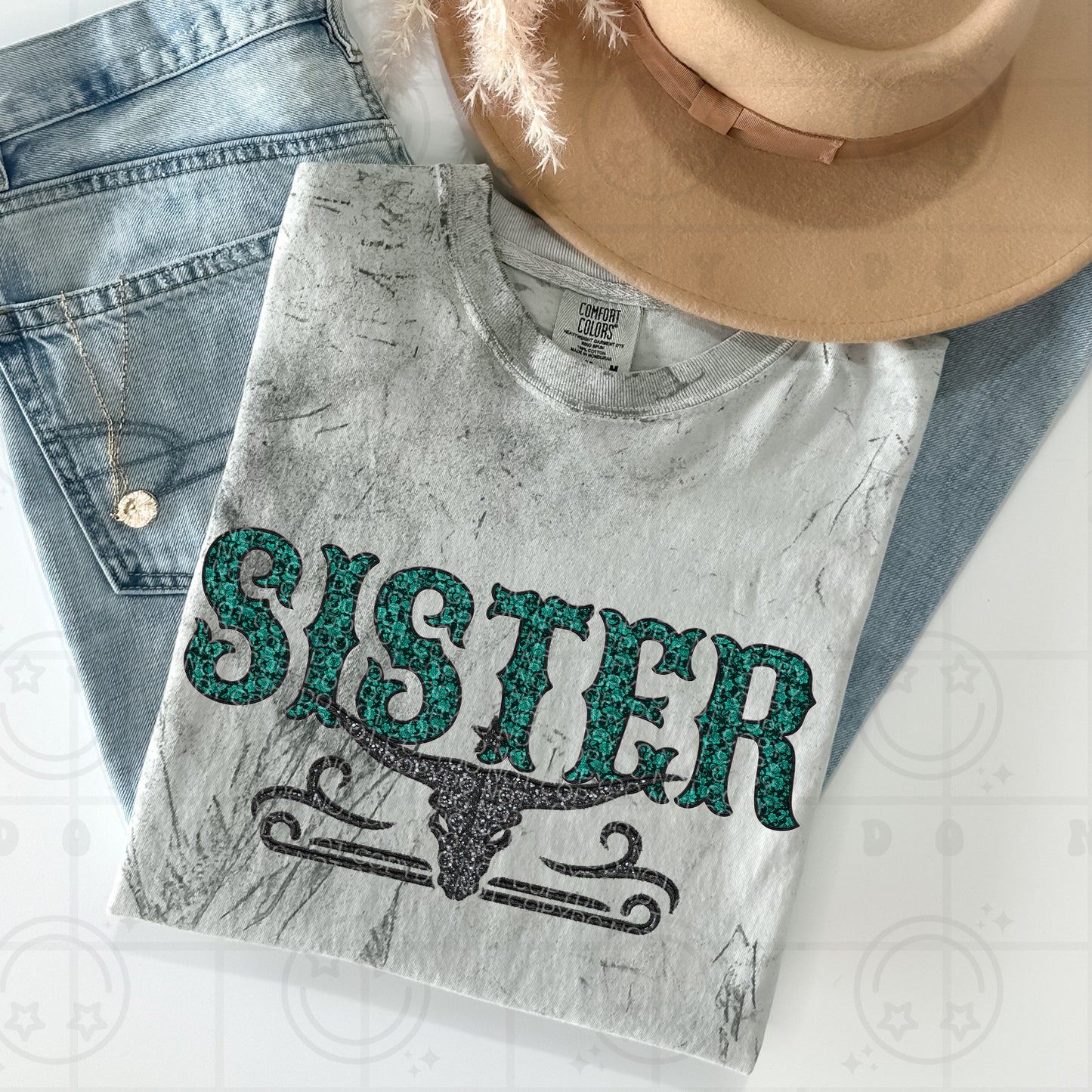 Teal Lace Sister - TRANSFERS (HW)