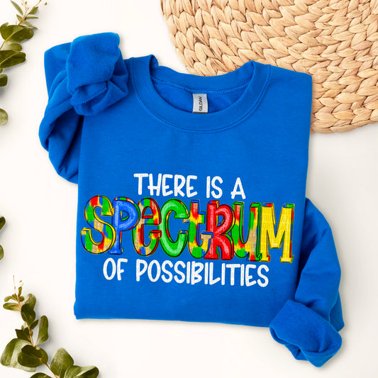 There Is A Spectrum Of Possibilities / White Letters   - TRANSFERS (SDD)