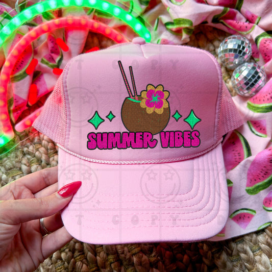 Summer Vibes Coconut Drink -  TRANSFERS (HW)