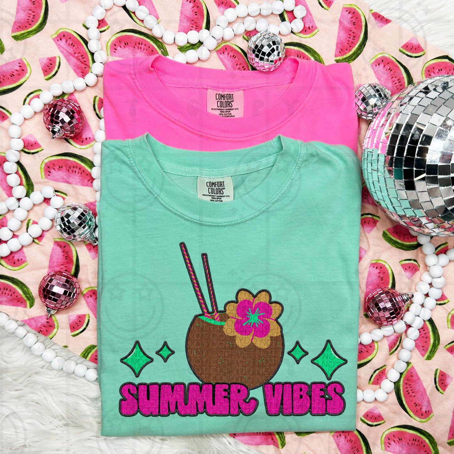 Summer Vibes Coconut Drink -  TRANSFERS (HW)