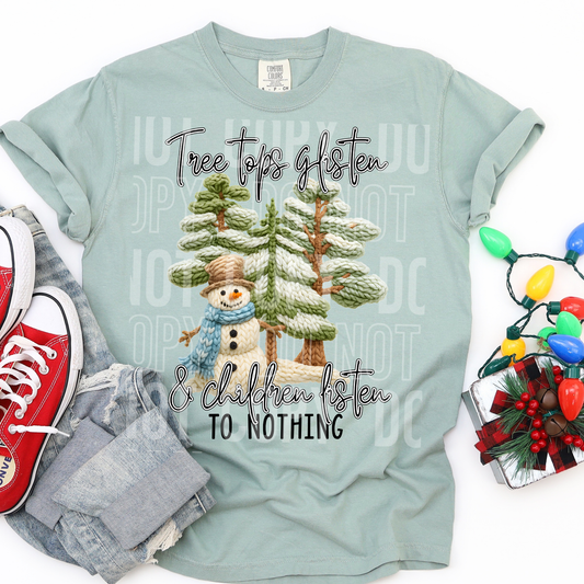 Tree Tops Glisten - TRANSFER (SBB)