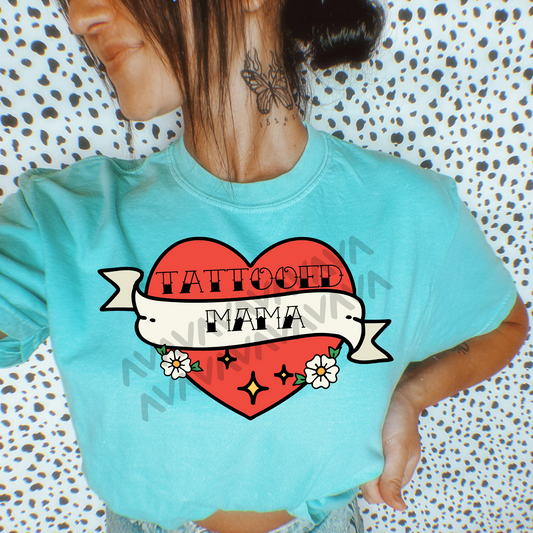 Tattooed Mama Mom -  TRANSFERS (WF)