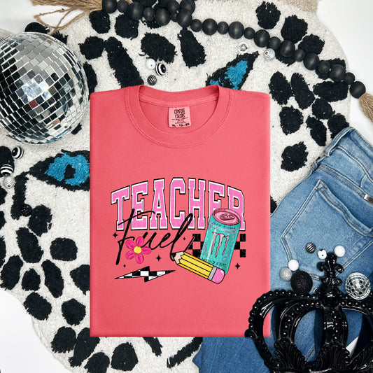 Teacher Fuel Teal Monster - Transfer (TGG)