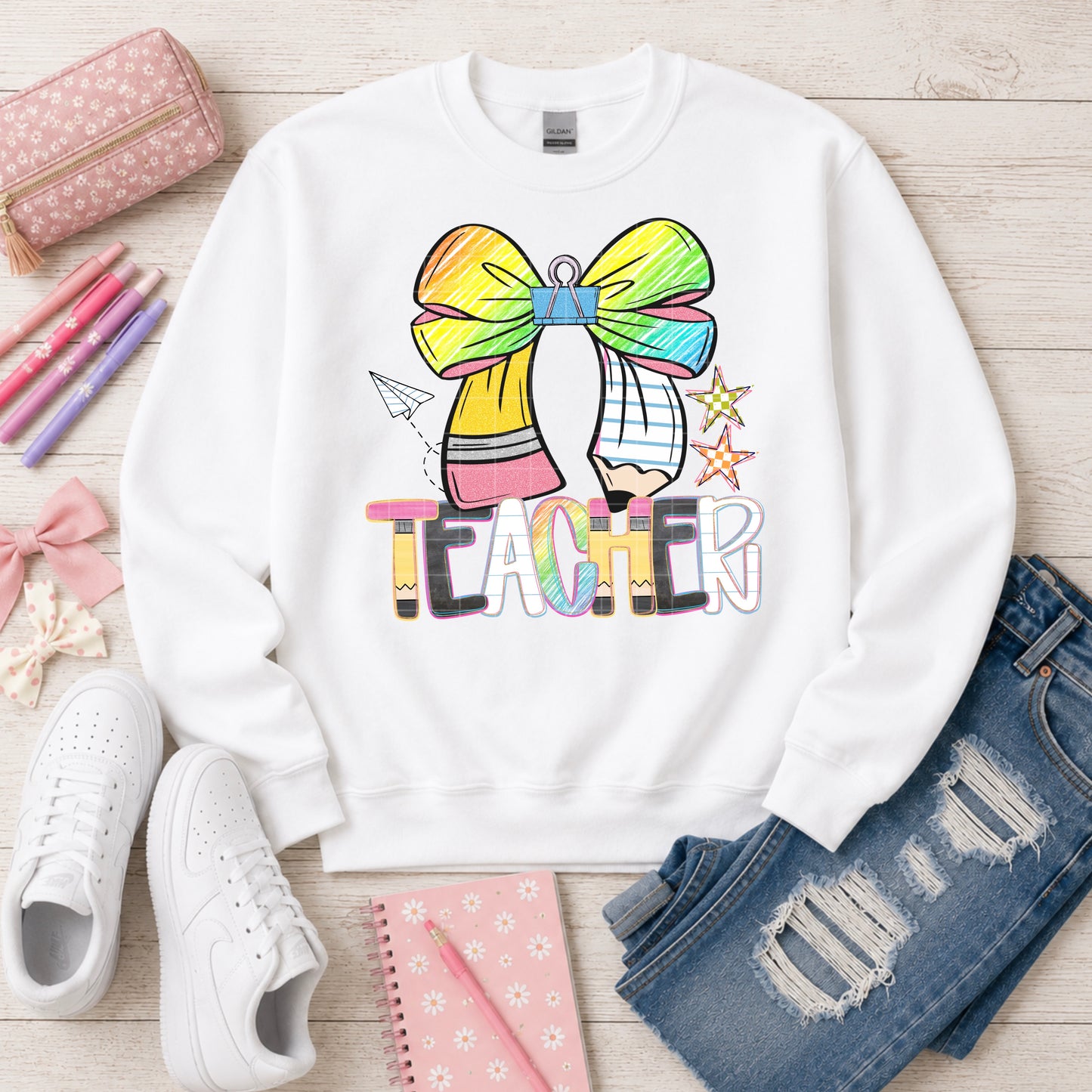 Teacher Bow - Transfers (SDD)
