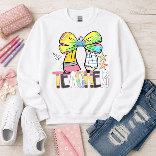 Teacher Bow - Transfers (SDD)