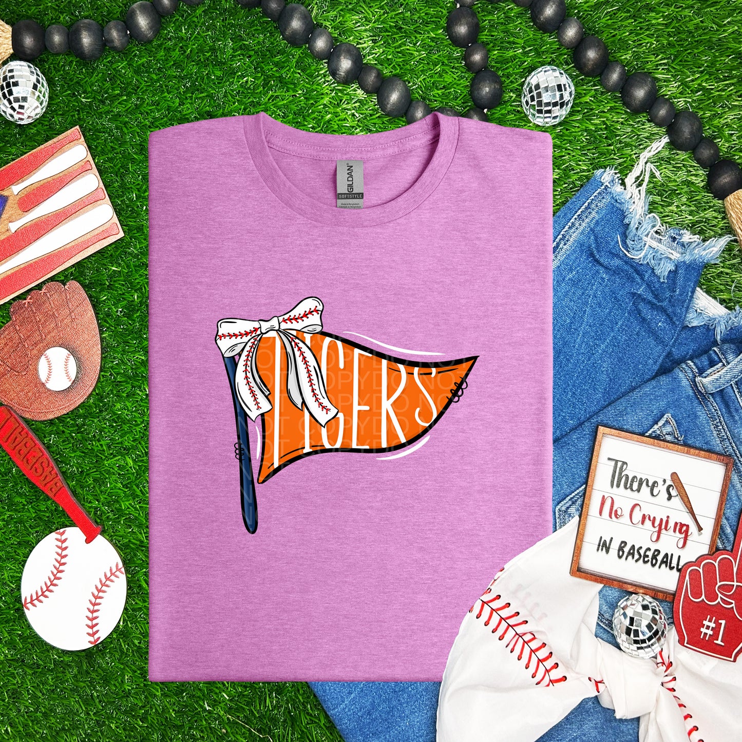 Baseball Pennant TEAMS - Transfer (TGG)