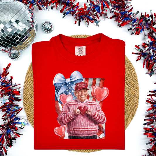 Donald Trump Love Them Anyway with Heart - Transfer (TGG)