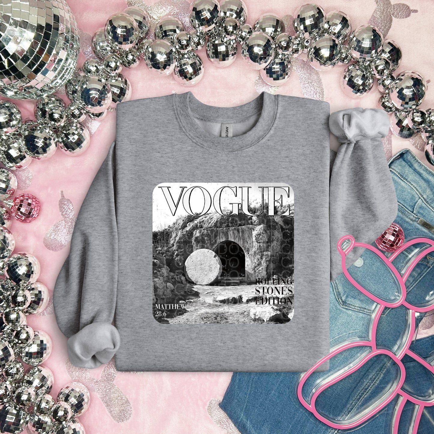 Vouge Tomb of Jesus Distressed  - Transfer (TGG)