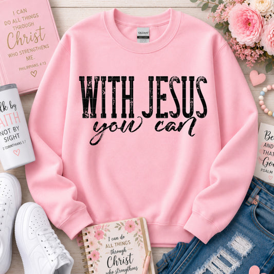 With Jesus You Can / Black - Transfers (SDD)