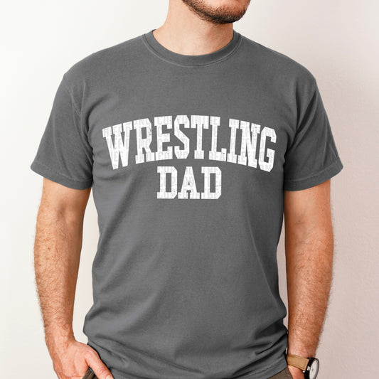 Wrestling Dad / White -   TRANSFER (SDD)