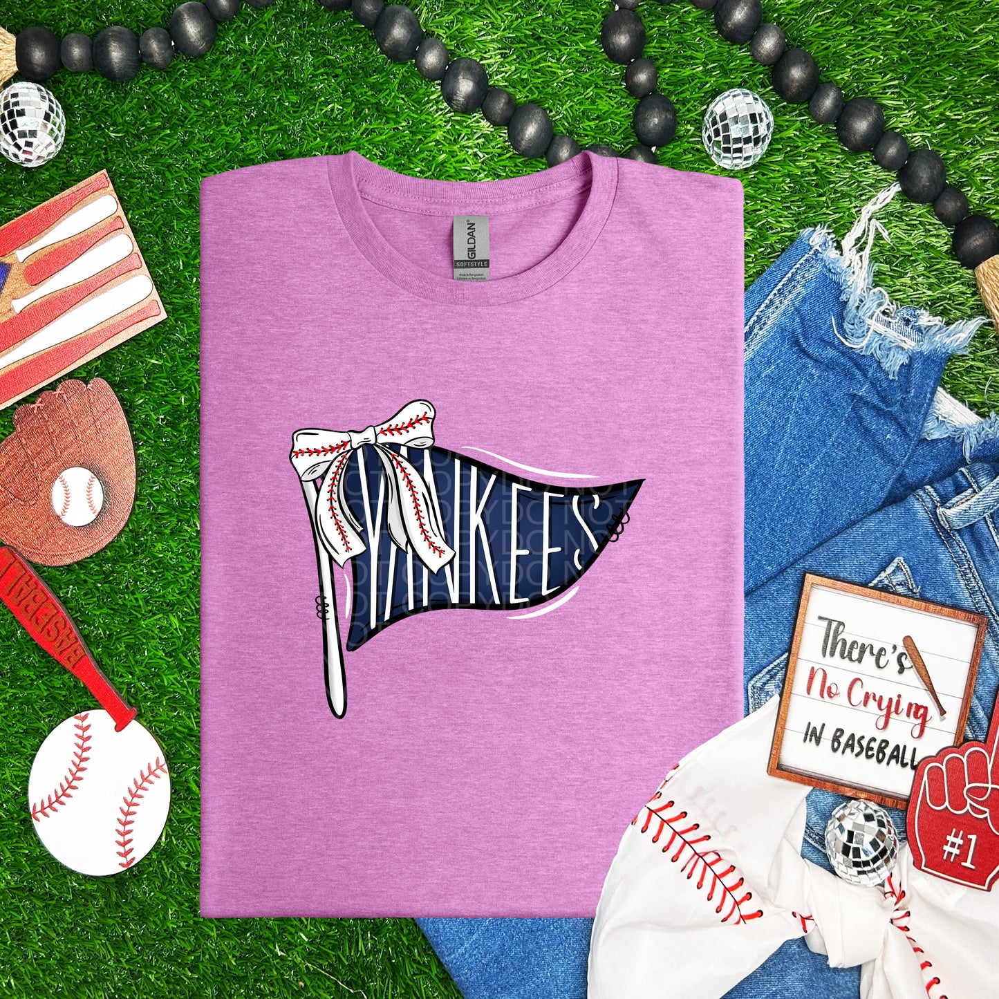 Baseball Pennant TEAMS - Transfer (TGG)