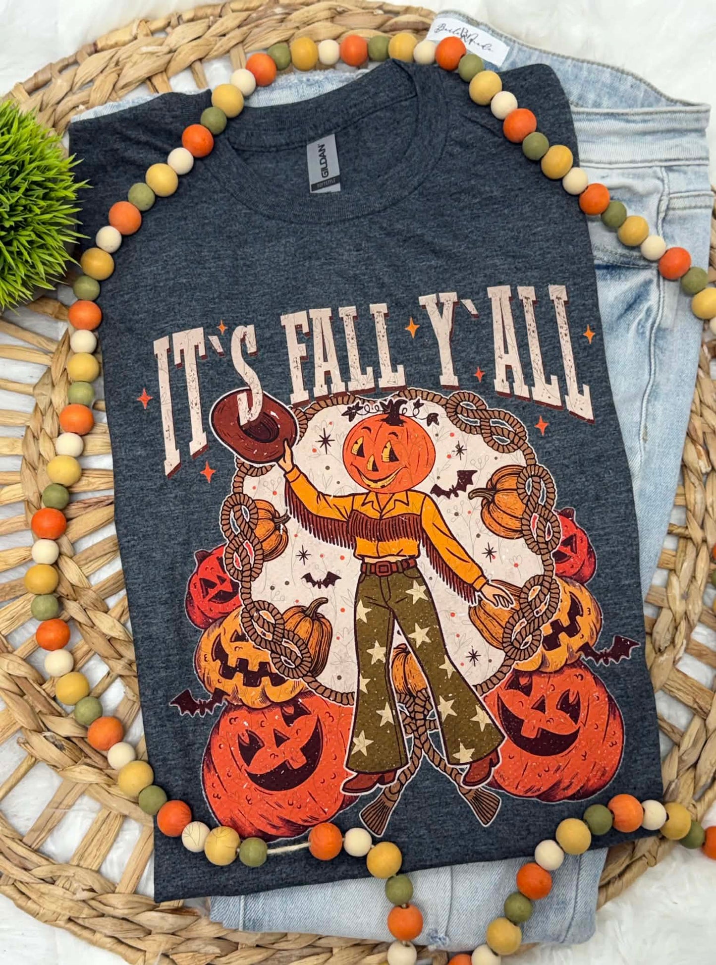 It's Fall Yall | Dk Heather - COMPLETED TEE