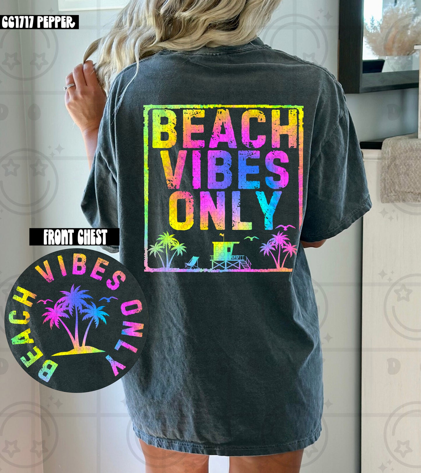 Beach Vibes Only Tie Dye - Transfer (HW)