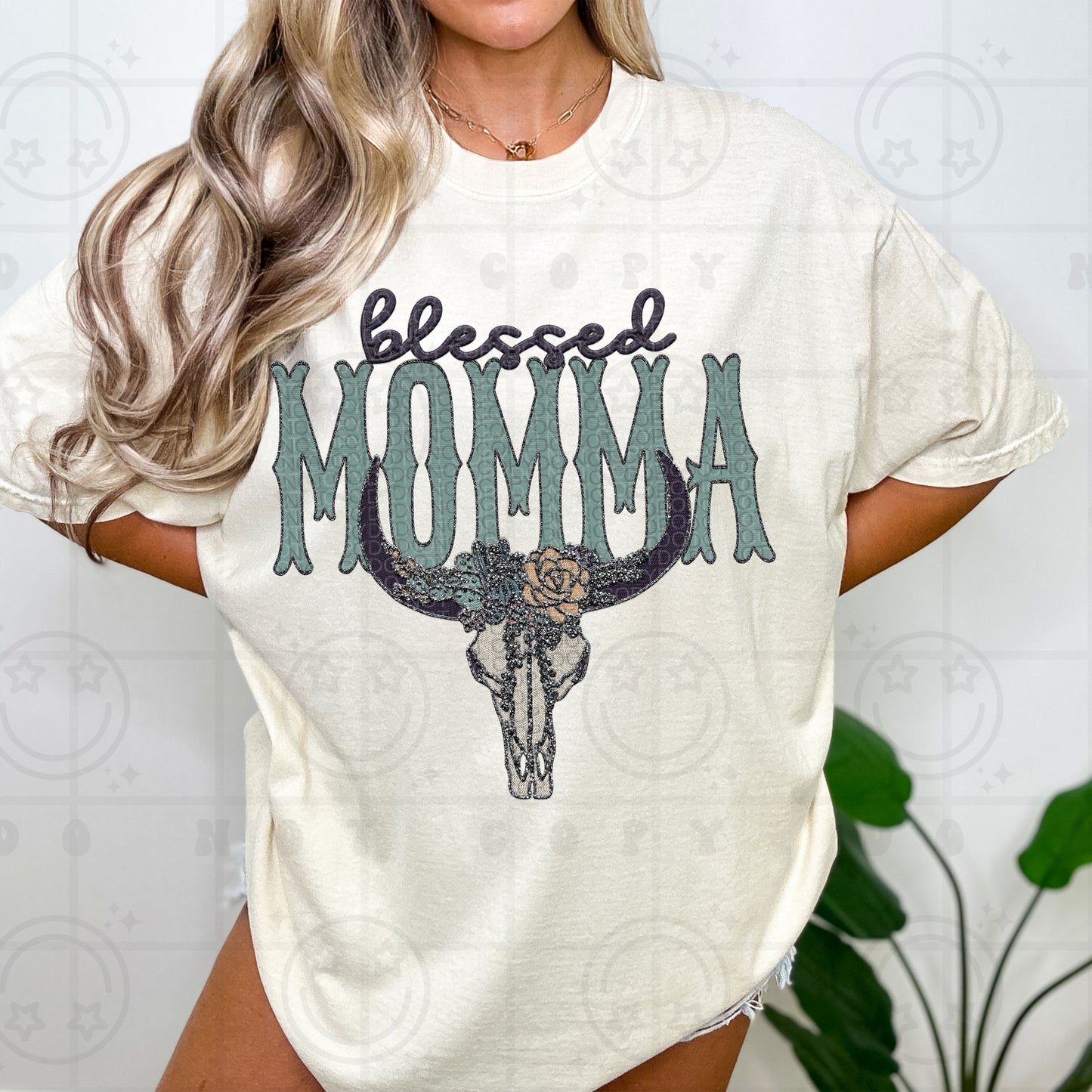 Blessed Blingy Momma - TRANSFERS (HW)