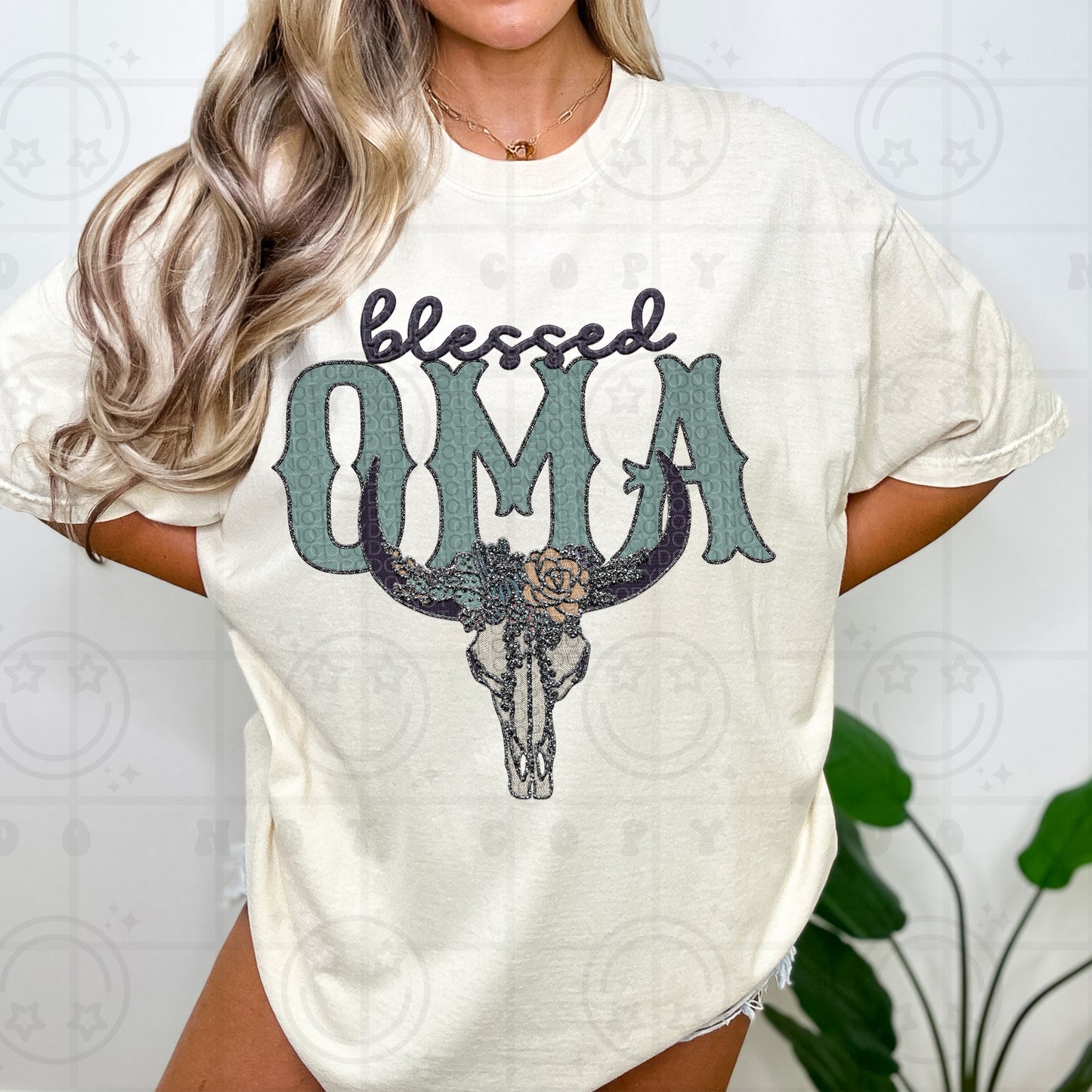 Blessed Blingy Oma - TRANSFERS (HW)