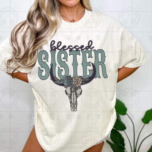 Blessed Blingy Sister - TRANSFERS (HW)