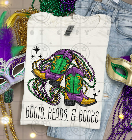 Boots. Beads. Boobs - TRANSFER (HW)