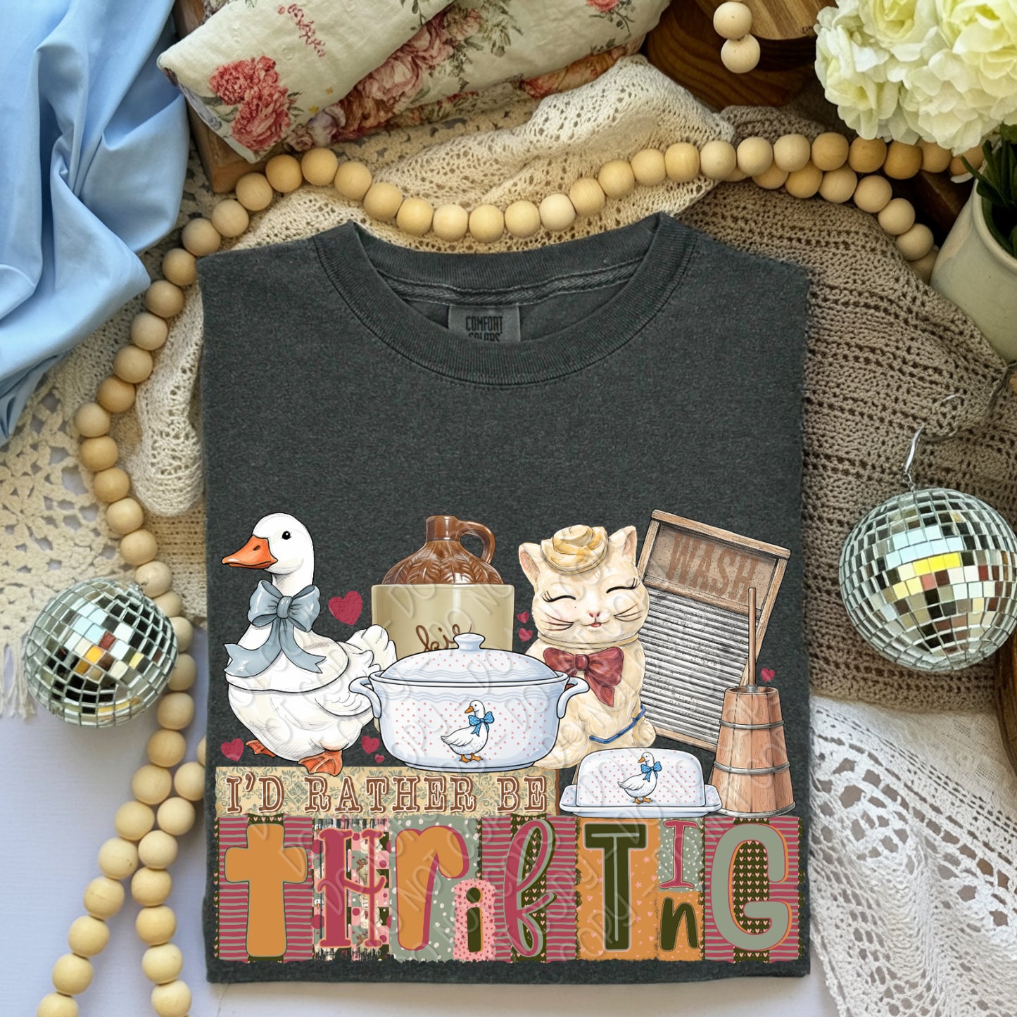 I'd Rather Be Thrifting  -  Transfers (DW)