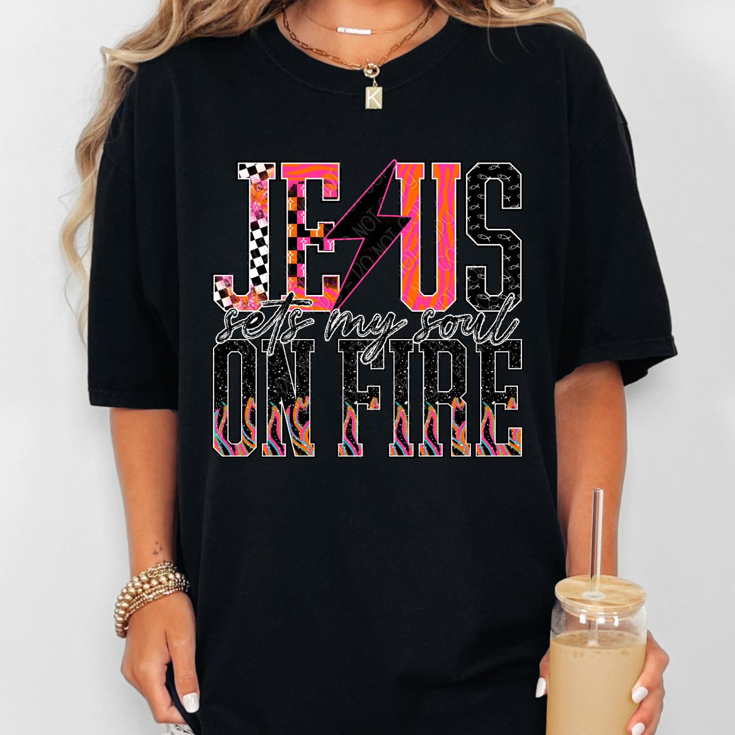 Jesus Sets My Soul On Fire - Transfers (DW)