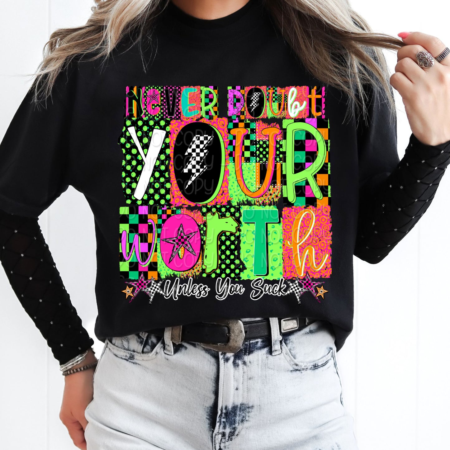 Never Doubt Your Worth  -  Transfers (DW)