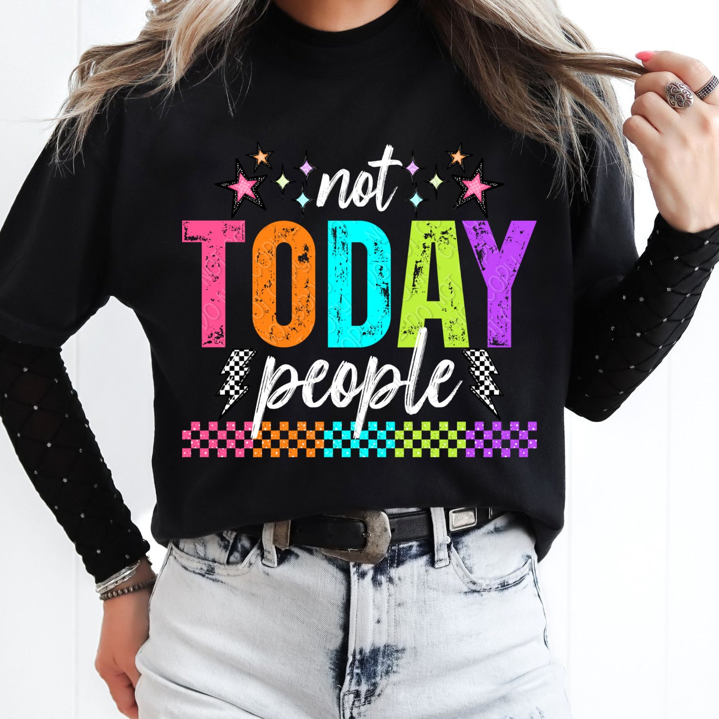 Not Today People / White - TRANSFER (DW)